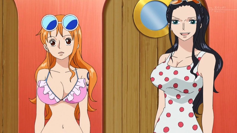 #海贼王#TV特别篇《雾之岛的冒险》罗宾酱高清截图未调色版。[酷]