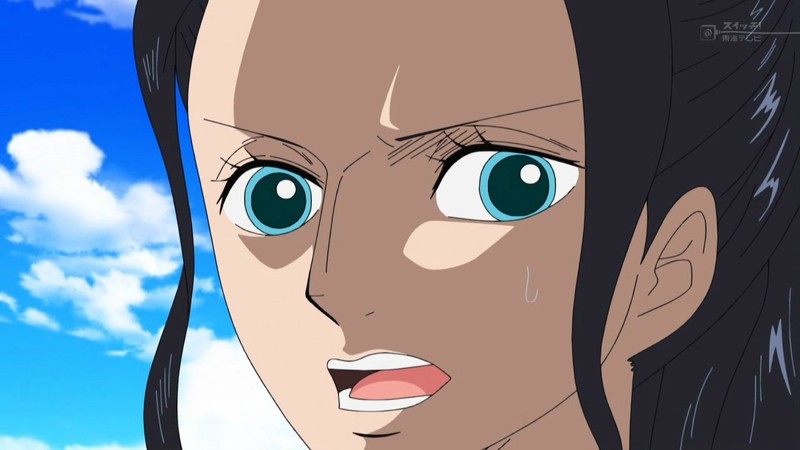 #海贼王#TV特别篇《雾之岛的冒险》罗宾酱高清截图未调色版。[酷]