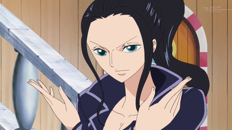 #海贼王#TV特别篇《雾之岛的冒险》罗宾酱高清截图未调色版。[酷]