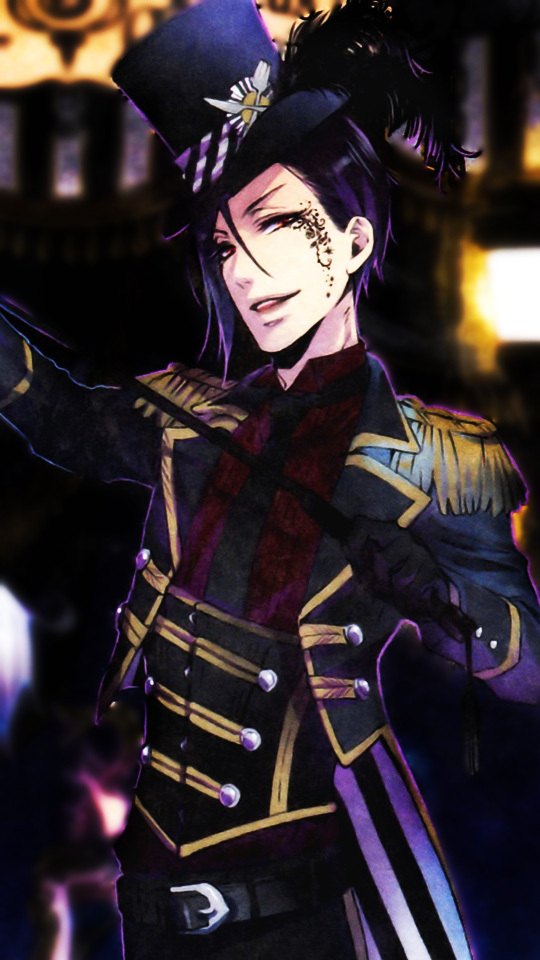 一组#黑执事# 塞巴斯的手机壁纸。男神帅哭了[可怜]分分钟舔屏！！