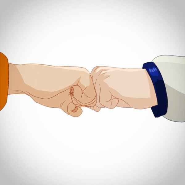 这样，我们就是一辈子的朋友了。（tumblr:h-ikari）