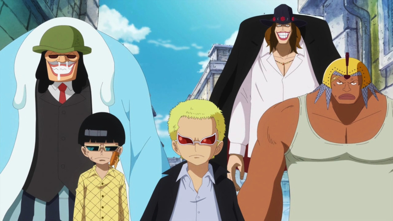 #海贼王#第724集高清截图，唐吉坷德家族！