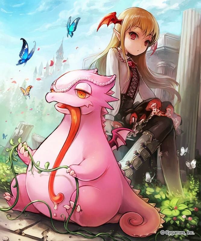 画师まよこ的神撃のバハムート插画作品，好喜欢这种风格，美爆了！（转）