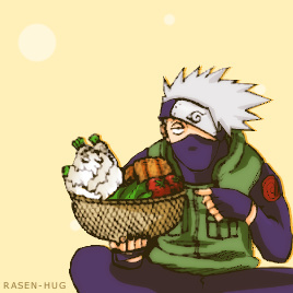 以前鸣人一个人，没有人煮饭给他吃，所以他总是只吃泡面，喝过期牛奶，而且从不吃蔬菜。如今有了个家，有人叫他起床，有丰盛的营养早餐，最重要的是还有家人陪着，热热闹闹。真好