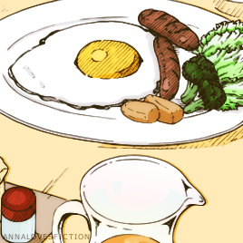 以前鸣人一个人，没有人煮饭给他吃，所以他总是只吃泡面，喝过期牛奶，而且从不吃蔬菜。如今有了个家，有人叫他起床，有丰盛的营养早餐，最重要的是还有家人陪着，热热闹闹。真好