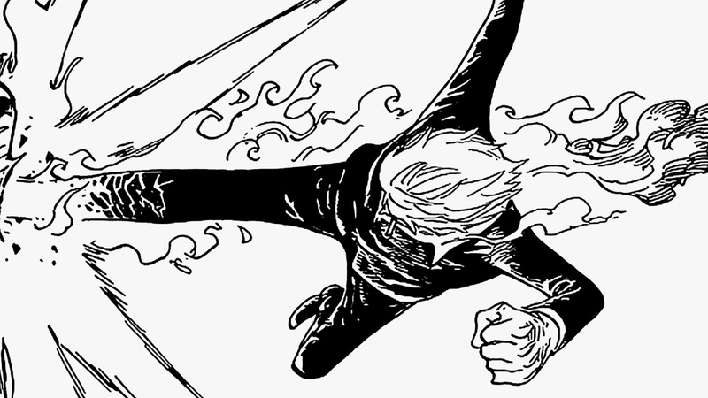 #海贼王#德雷斯罗萨篇经典画面漫画截图。（截图：Zorobae）