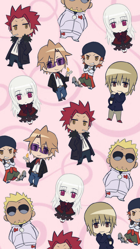 分享一组动画#K#的手机壁纸。高清无水印[嘻嘻]