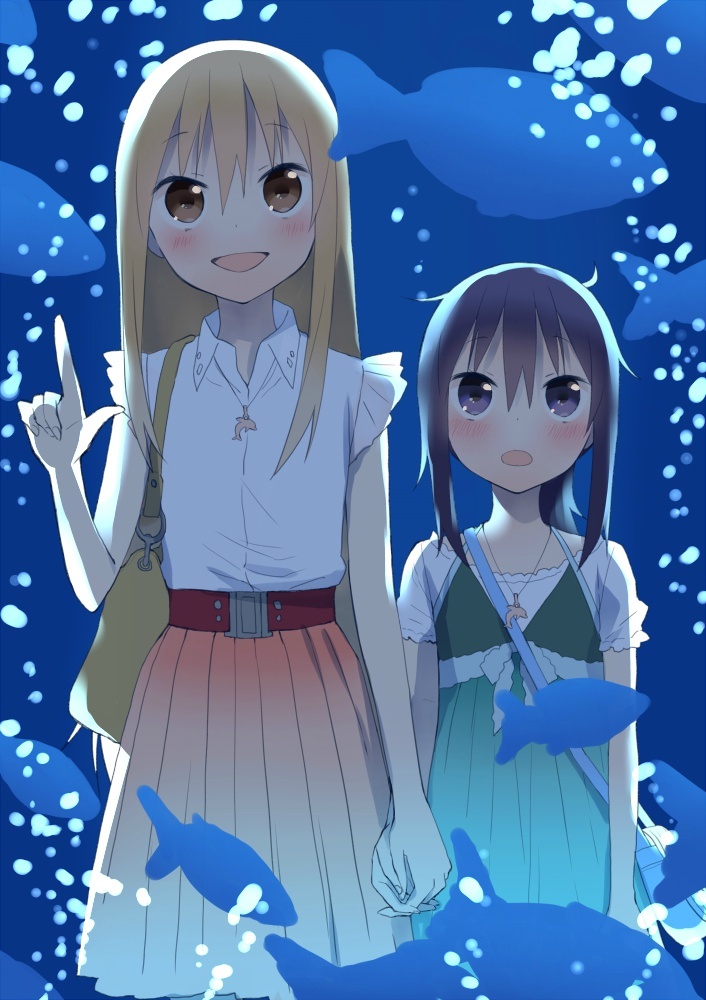 #干物妹小埋# 分享一组壁纸 （pixiv：53147771）