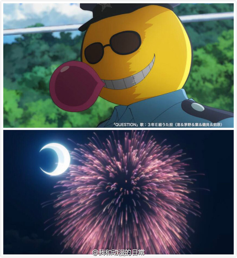 强烈推荐一个新番：极速老师。讲的是一个像皮球一样圆的黄脑袋老师，给一个吊车尾班级的学生上课。经过老师的努力，大家好好学习天天向上。成为一名合格的社会主义接班人。