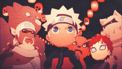 #火影忍者# 早安，萌萌的人柱力们~