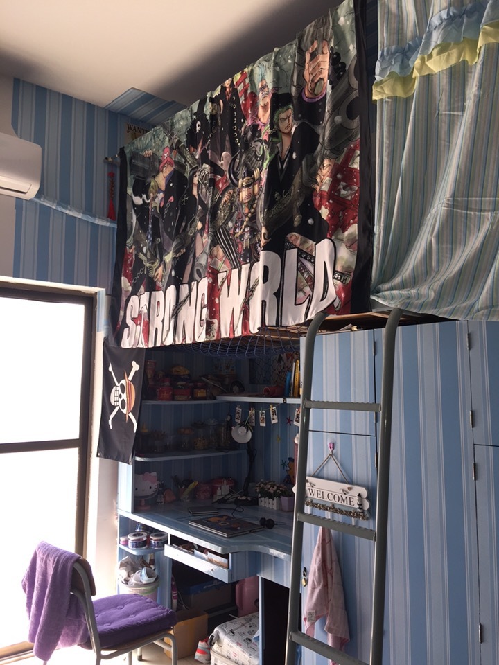 【海迷秀】能把寝室装扮成这样的一定是真海米！[嘻嘻]