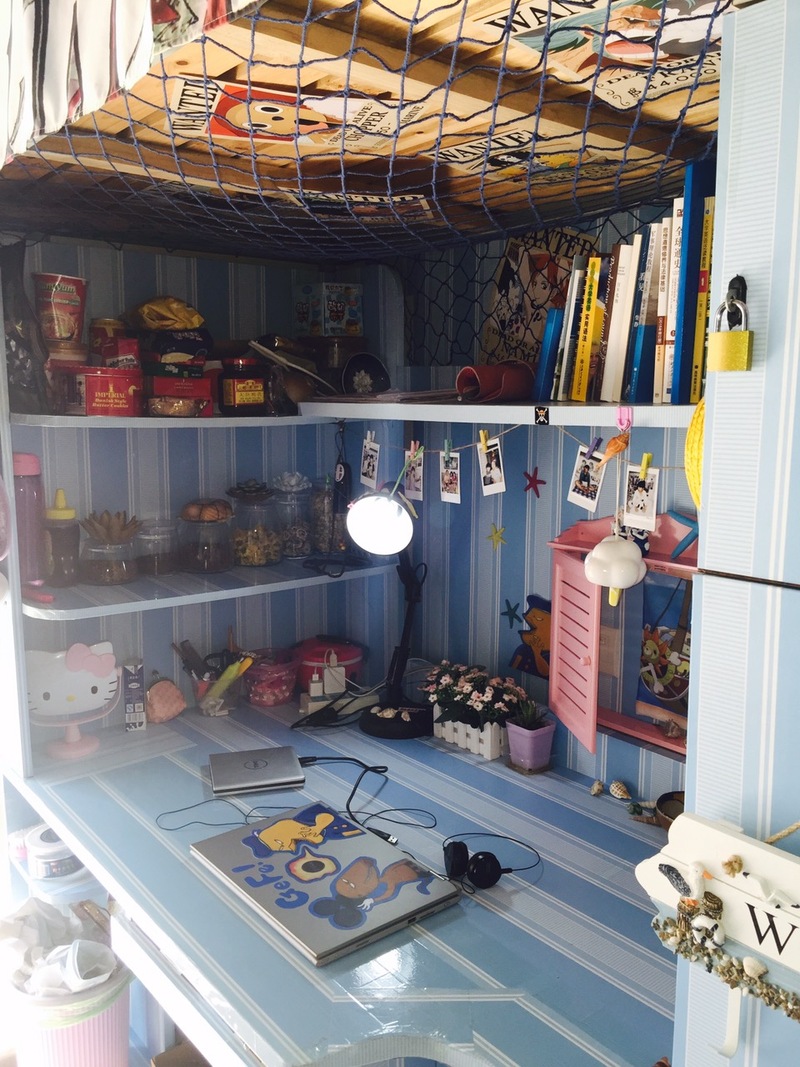 【海迷秀】能把寝室装扮成这样的一定是真海米！[嘻嘻]