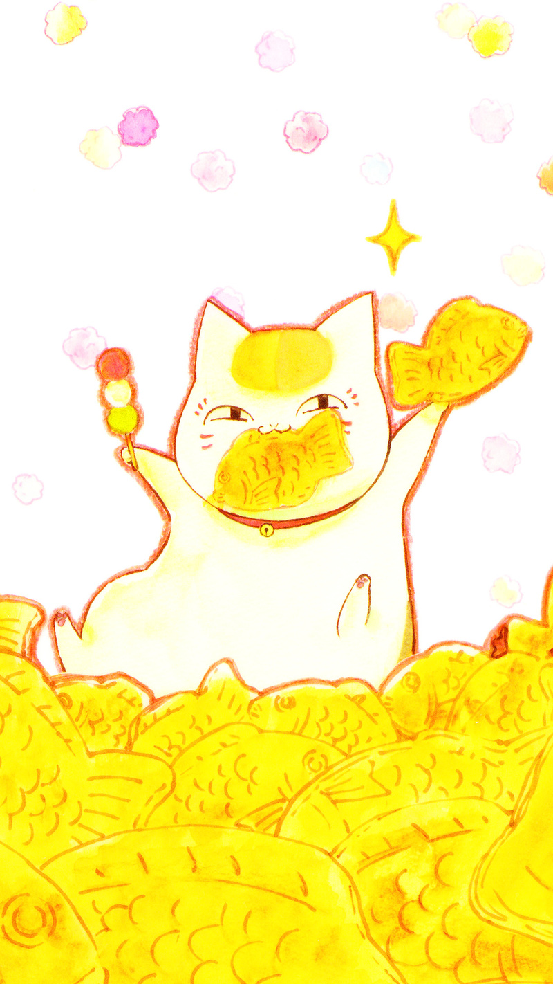 分享一组夏目友人帐的手机壁纸。愿每个人都能被这个世界温柔善待！高清无水印