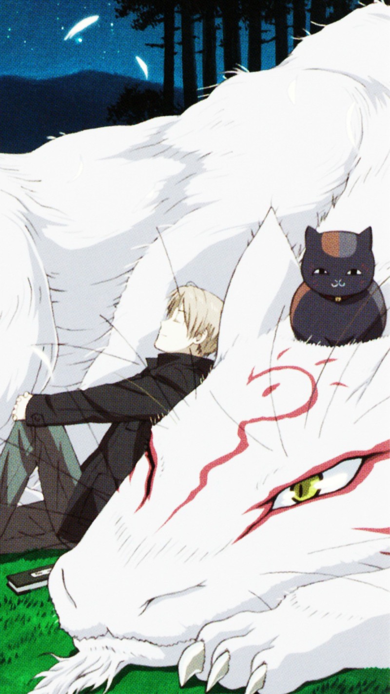 分享一组夏目友人帐的手机壁纸。愿每个人都能被这个世界温柔善待！高清无水印