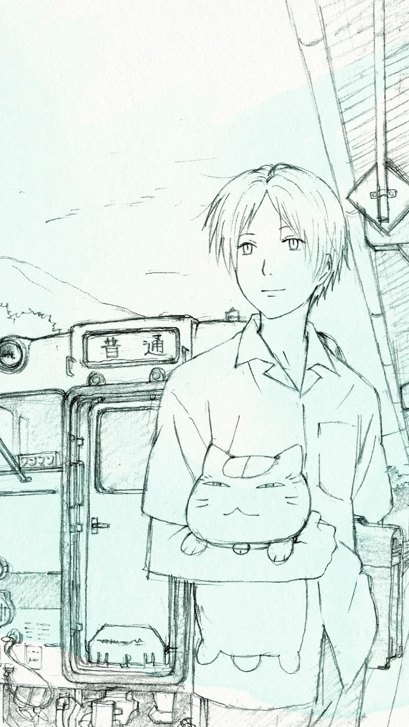 分享一组夏目友人帐的手机壁纸。愿每个人都能被这个世界温柔善待！高清无水印