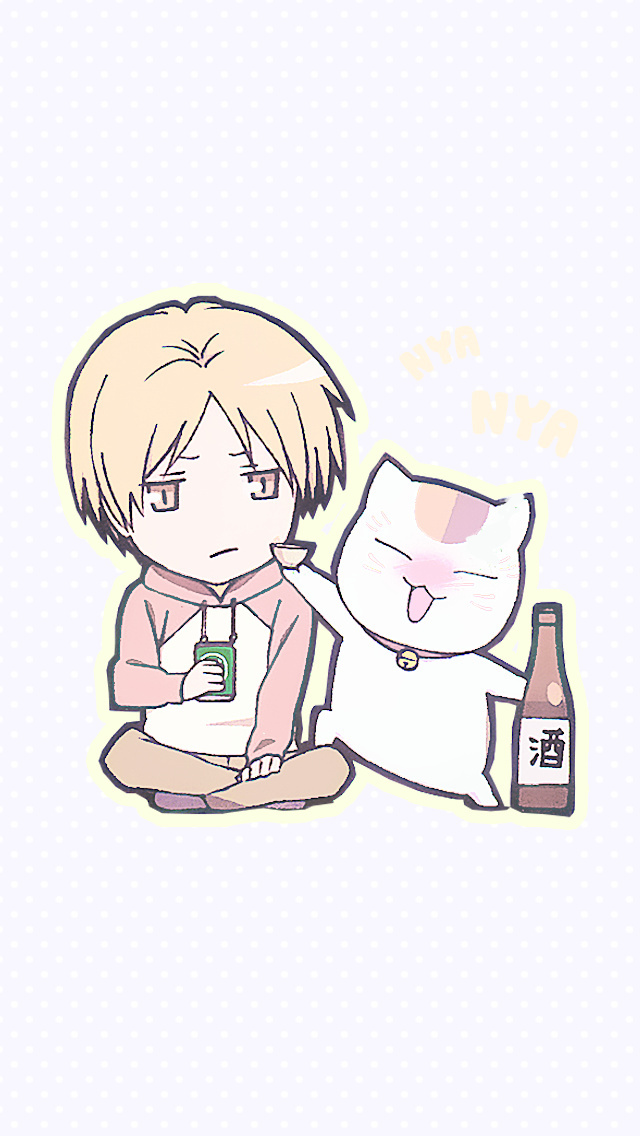 分享一组夏目友人帐的手机壁纸。愿每个人都能被这个世界温柔善待！高清无水印