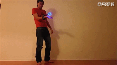 #火影忍者# 火影迷自制真实版“螺旋丸”，有点屌！！