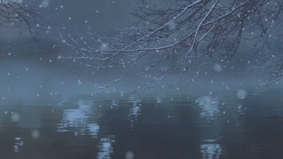 二次元雪景，最美不过二次元[心]