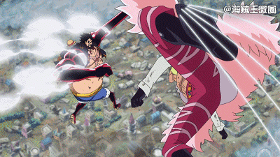 #海贼王#猿王，蛇炮，四挡霸气震四方！