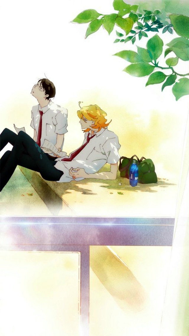 分享一组#同级生#的手机壁纸，剧场版动画2月20日上映，A-1 Pictures制作。