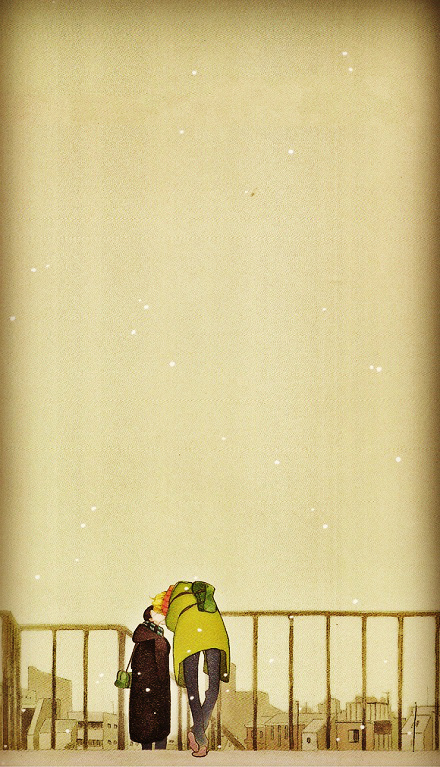 分享一组#同级生#的手机壁纸，剧场版动画2月20日上映，A-1 Pictures制作。