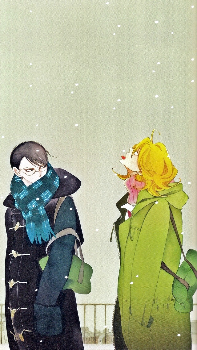 分享一组#同级生#的手机壁纸，剧场版动画2月20日上映，A-1 Pictures制作。