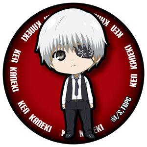 一组东京食尸鬼官方的Q版头像 白金木漫画造型登场！！眼罩上面的图案是一只蜈蚣哦