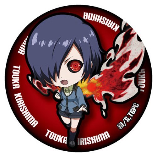 一组东京食尸鬼官方的Q版头像 白金木漫画造型登场！！眼罩上面的图案是一只蜈蚣哦