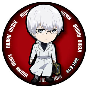 一组东京食尸鬼官方的Q版头像 白金木漫画造型登场！！眼罩上面的图案是一只蜈蚣哦