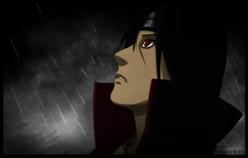 #火影忍者##宇智波鼬# 
让雨水
静静掩护你的眼泪