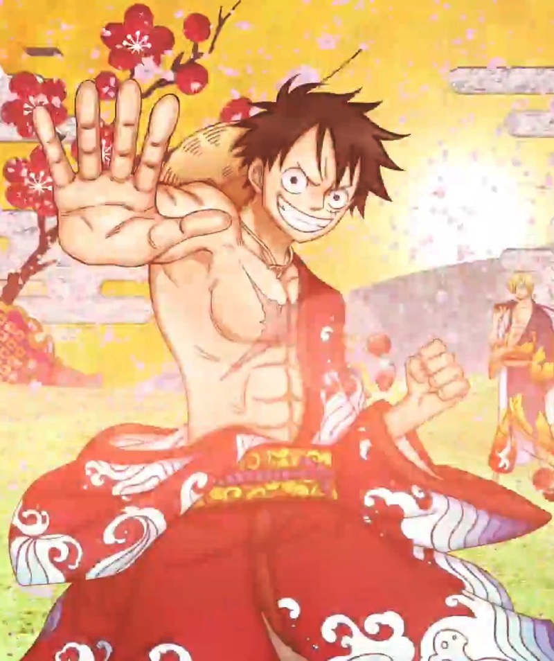 #海贼王#草帽一伙和服风，没看到Hentai的。[笑cry]