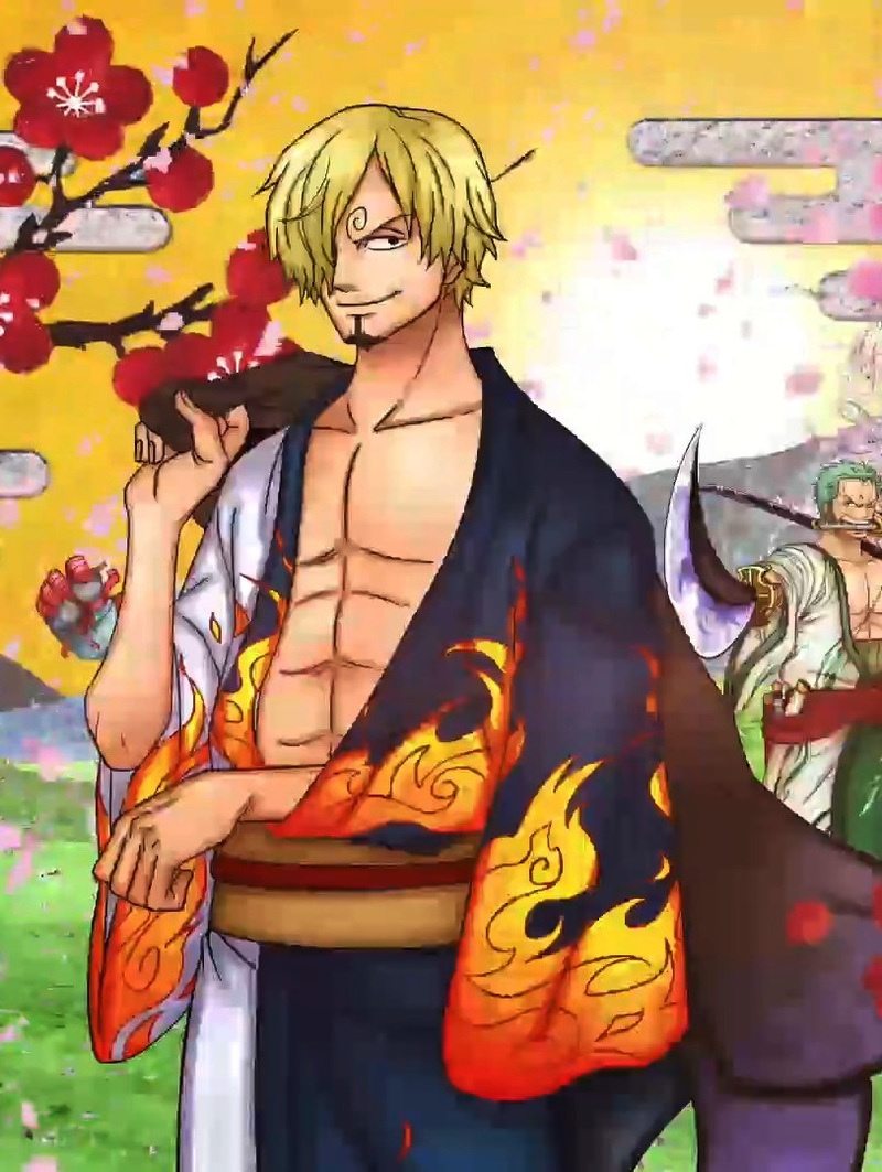 #海贼王#草帽一伙和服风，没看到Hentai的。[笑cry]