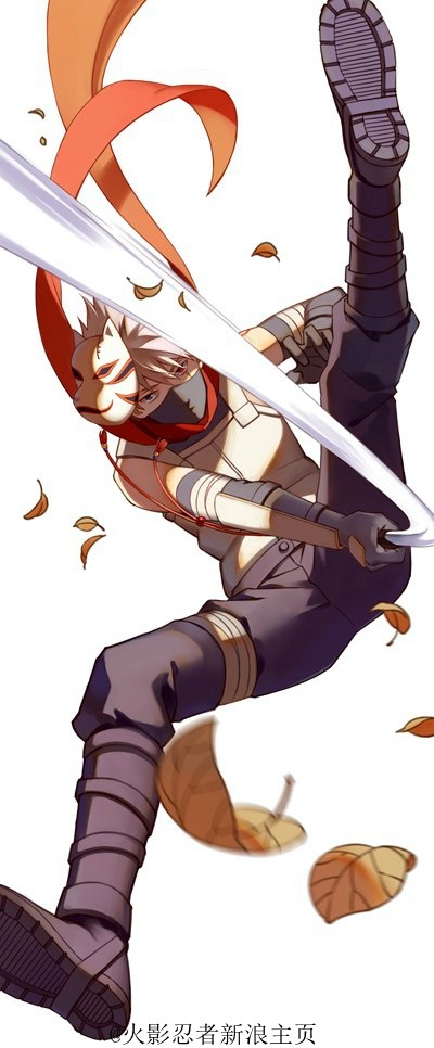 一组#火影忍者# 人物系列插画，画风好赞，美腻了~[心]
