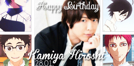 今天是神谷浩史的生日，一个老牌知名声优。夏目、阿良良木历、折原临也、糸色望、特拉法尔加·罗、赤司征十郎、兵长、夜斗等等都是他的配音哦！附上他的配音角色剪辑，好精彩。一起祝他生日快乐吧！！ [哈哈]http://m.miaopai.com/show/channel/mA3WoiFXTnsfhqfLp2Oxqw__