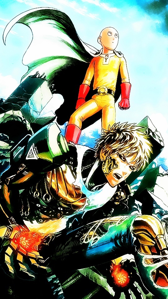 分享一组#一拳超人#手机壁纸，喜欢的转走。