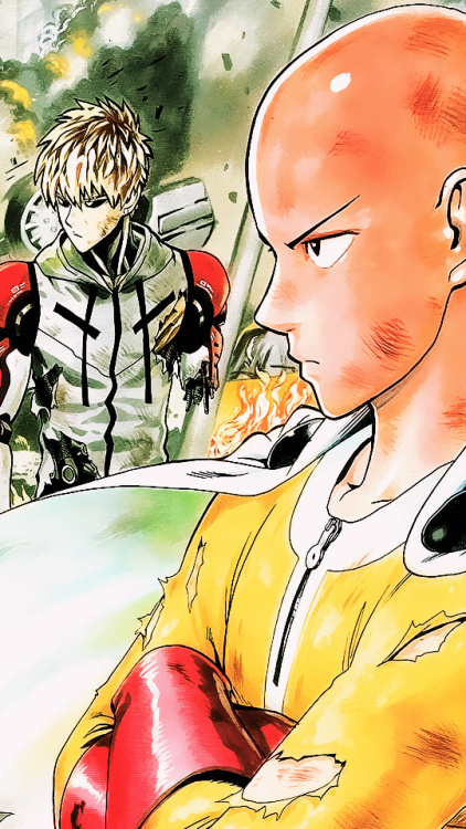 分享一组#一拳超人#手机壁纸，喜欢的转走。