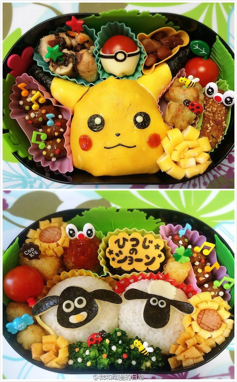 日本一位2岁孩子的妈妈mina，每天给自己的丈夫做爱心便当。已经连续更新了半年，而且每天都不重复。