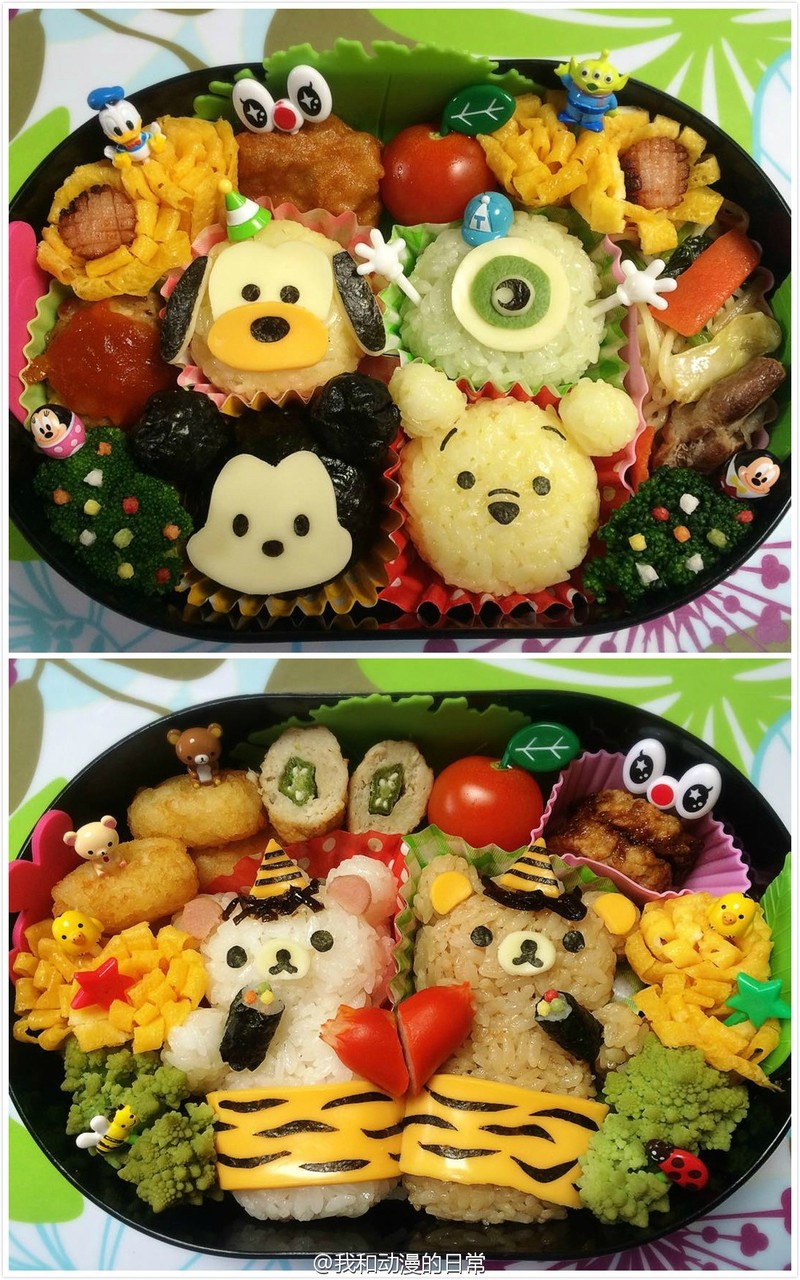 日本一位2岁孩子的妈妈mina，每天给自己的丈夫做爱心便当。已经连续更新了半年，而且每天都不重复。