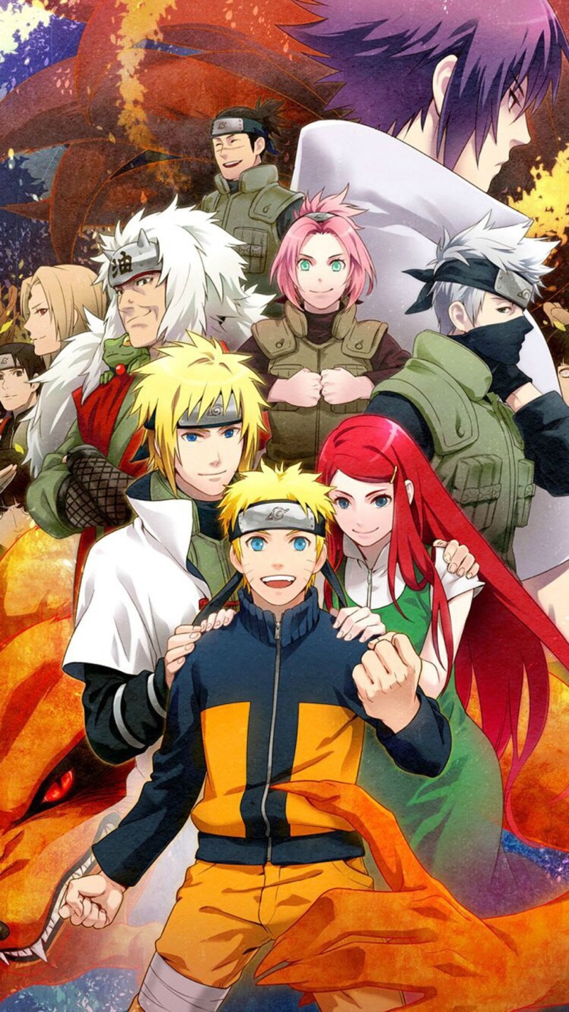 一组精美的#火影忍者#高清无水印手机壁纸[花心]