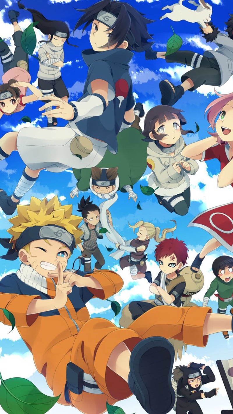 一组精美的#火影忍者#高清无水印手机壁纸[花心]