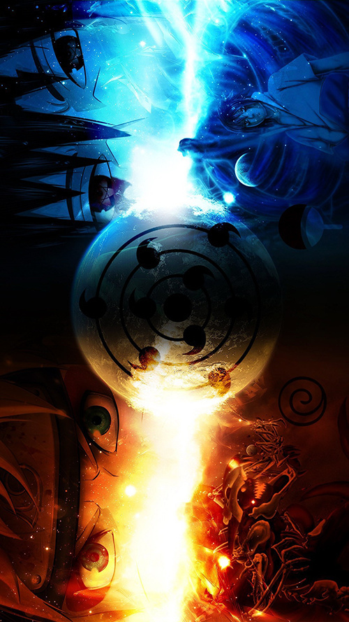 一组精美的#火影忍者#高清无水印手机壁纸[花心]