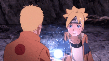 成长与传承，鸣人和博人[嘻嘻]