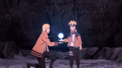 成长与传承，鸣人和博人[嘻嘻]