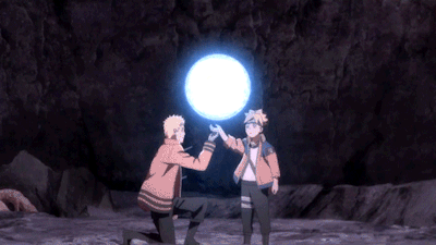 成长与传承，鸣人和博人[嘻嘻]