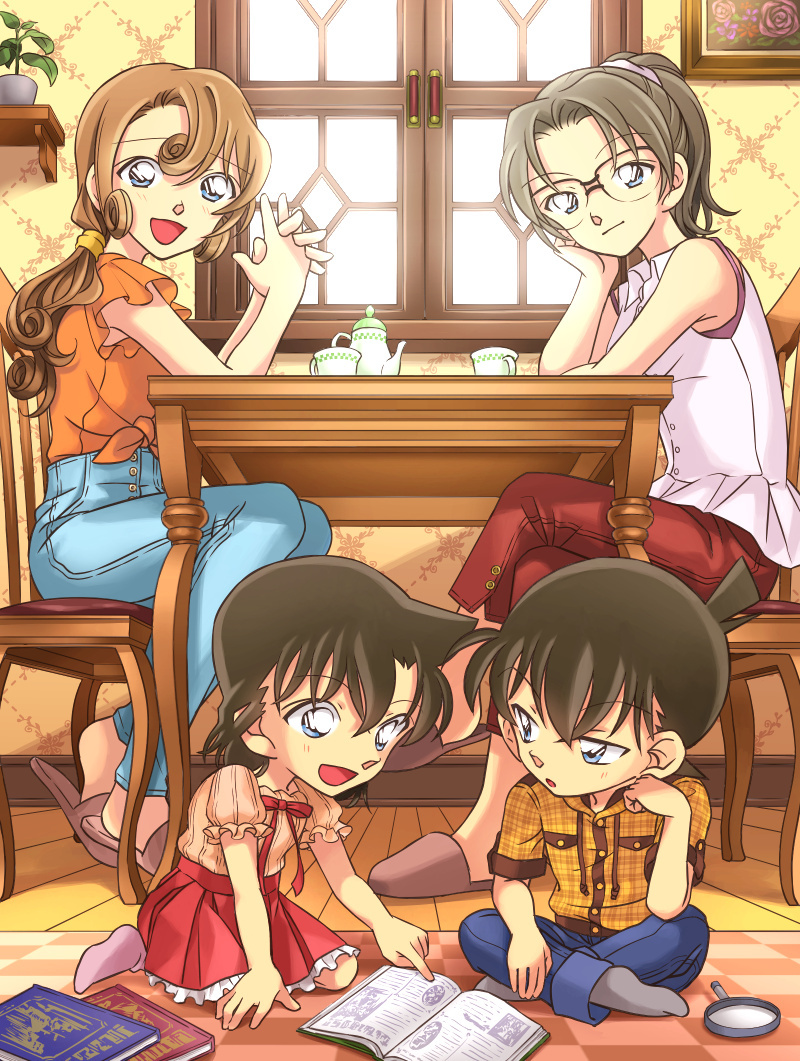 日本画师サハラ的名侦探柯南系列组图，超赞的画风。