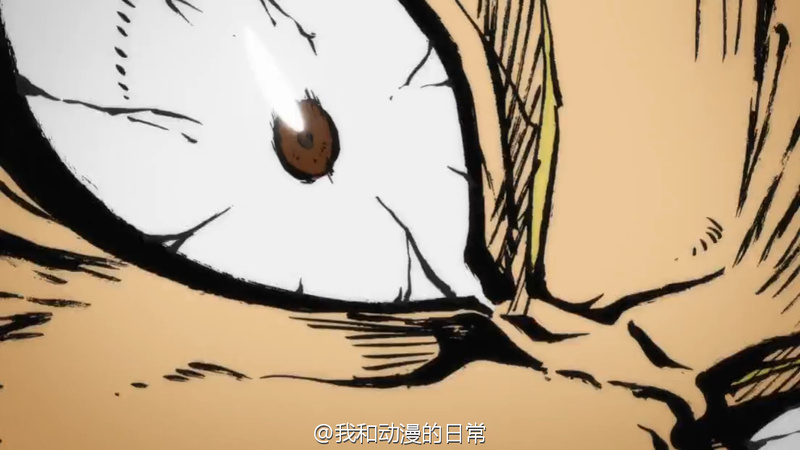 卧槽！#排球少年#TV动画第二季再次出现用毛笔作画的瞬间。就是大家练字用的毛笔，居然完美地融入到了日本动漫里。这一段动画的原画师是中国人！！