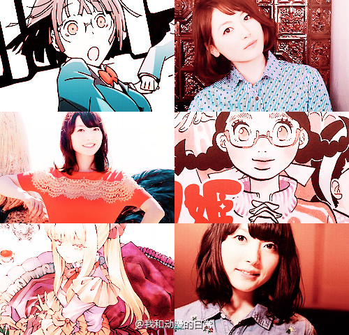 2月25日是花泽香菜的生日，知名表情包（划掉）声优。附上她配过音的部分动漫角色。一起祝她生日快乐吧！！