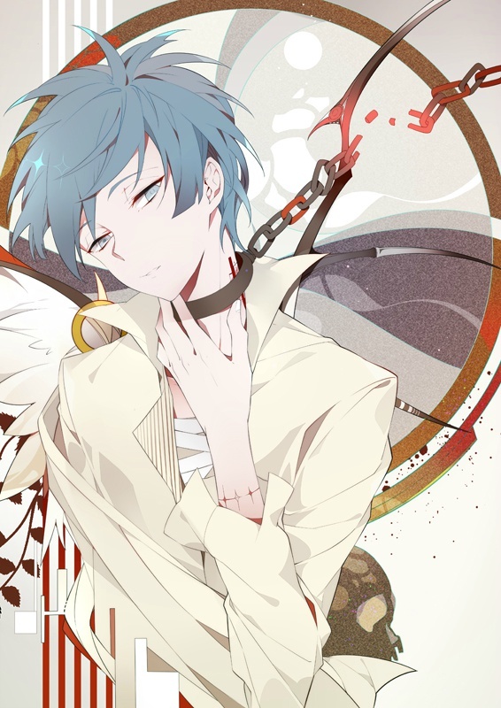 国人画师謖笔下的少年，画风好美。[花心]