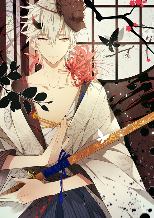 国人画师謖笔下的少年，画风好美。[花心]