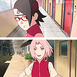 画面总是惊人的相似呢，火影制作组没有偷懒吧！[思考]